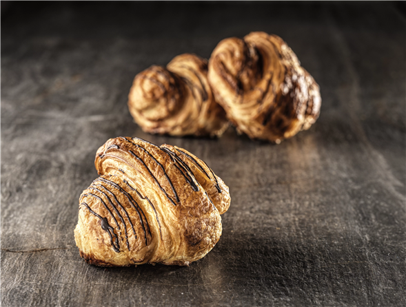 Croissant med Ckokolade