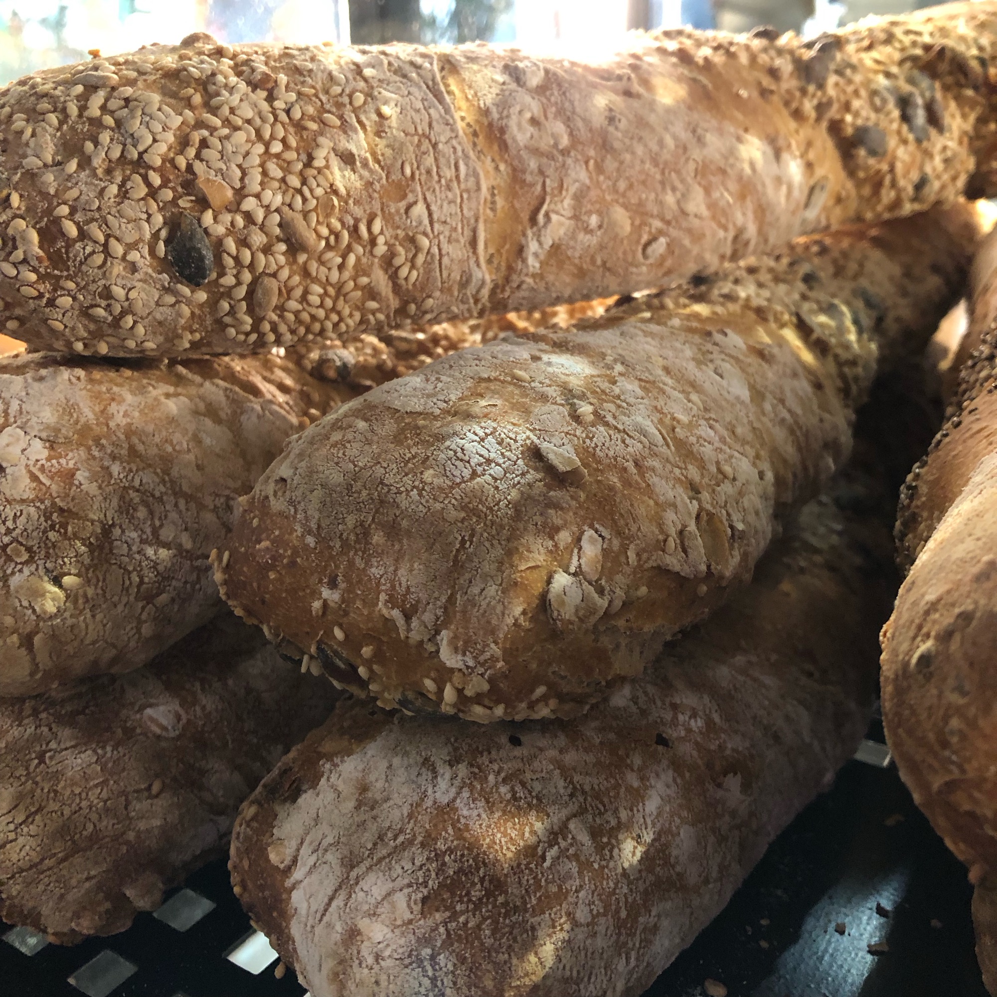 Græskar Solsikke Surdejs baguettes